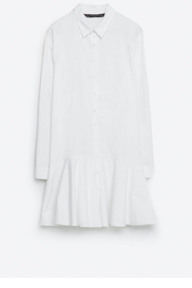 Zara White Shirt Dress, £25.99