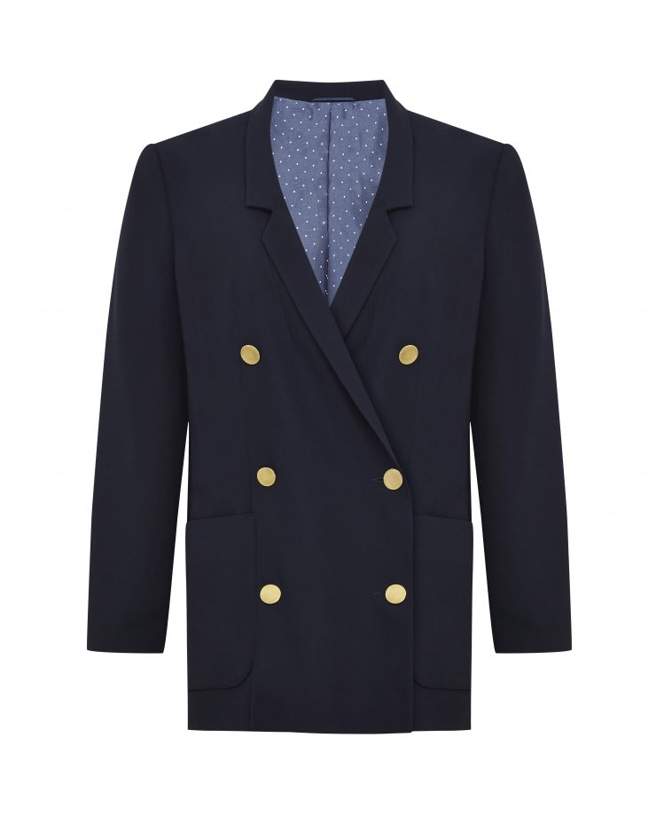 Navy Blazer, £49.50, Archive By Alexa At M&S