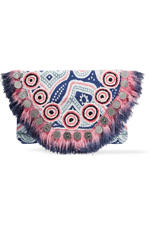 Pom Pom Clutch, £90, Antik Batik