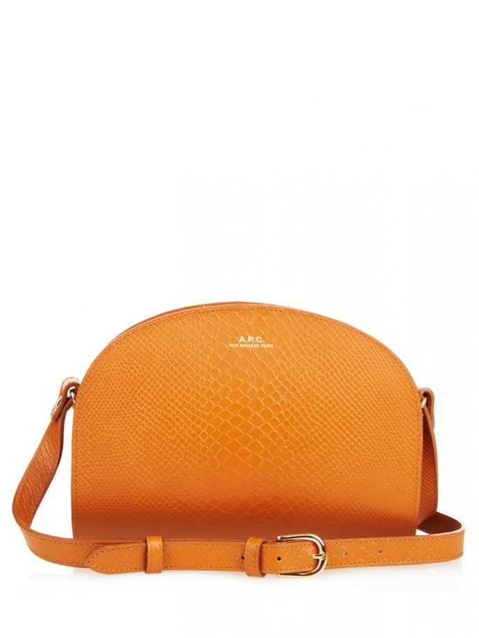 Orange Half Moon Bag, £280, A.P.C