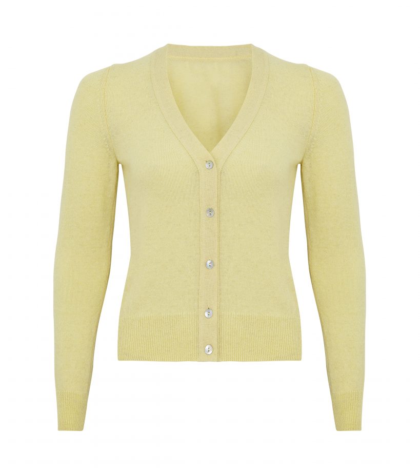 Yellow Cardigan, £35, Archive By Alexa At M&S