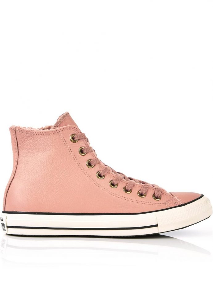 Pink Leather High Tops, £65, Converse at Very Exclusive