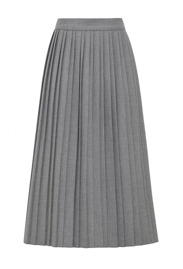 Grey Pleated Midi Skirt, £39.50, Archive By Alexa At M&S