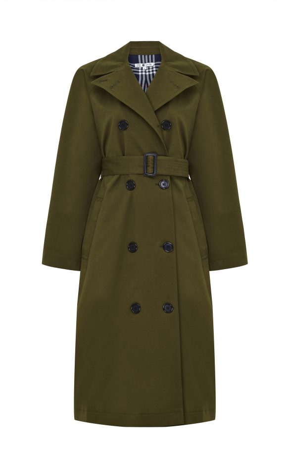 Khaki Trench Coat, £89, Archive By Alexa At M&S