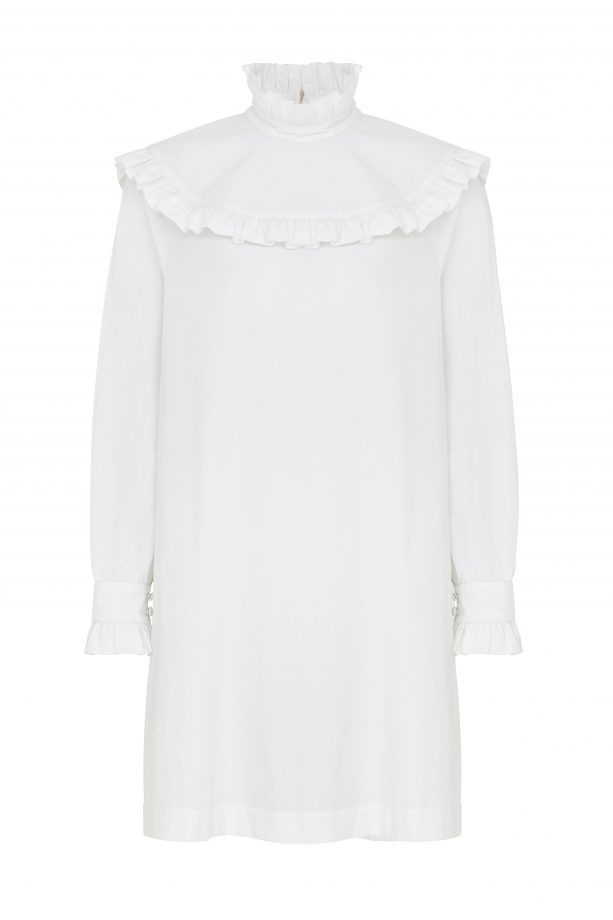 White Ruffle Dress, £45, Archive By Alexa At M&S
