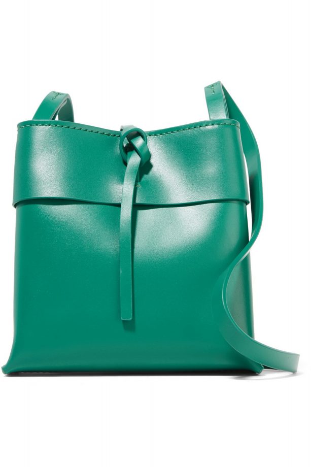 Green Drawstring Bag, £270, Kara
