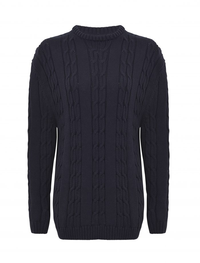 Navy Jumper, £35, Archive By Alexa At M&S