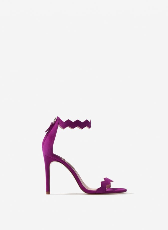 Purple Strap Heels, £90, Uterque