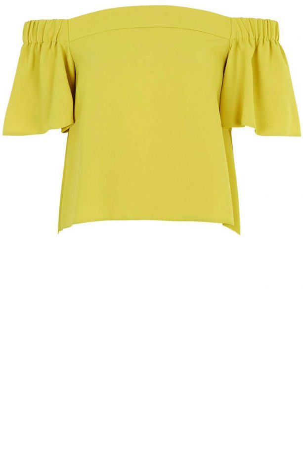 Topshop Structured Bardot Top, £32.00