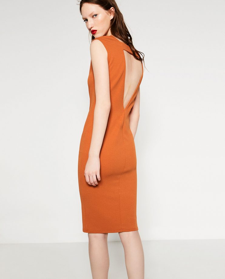 Zara Dress With Low Cut Back, £25.99