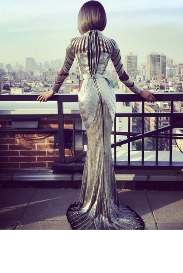 Jourdan Dunn's Balmain Dress Looked Epic From Every Angle