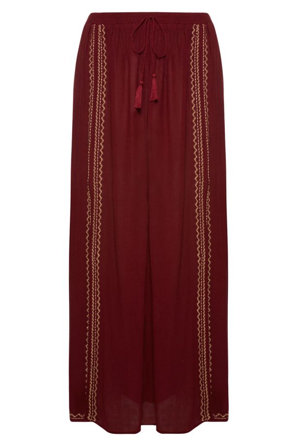 Embroidered Split Maxi Skirt, £10, Primark