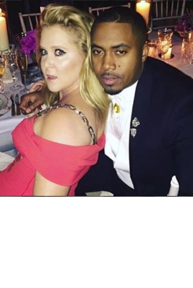 Amy Schumer Poses With Nas