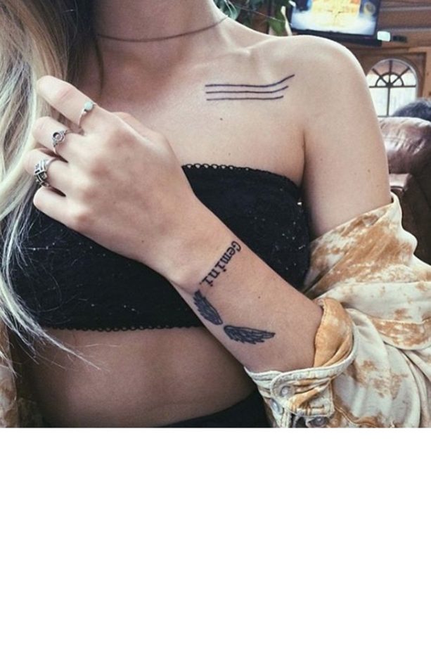 Love This Gemini Wrist Tattoo, @kaitlyn_campbelll