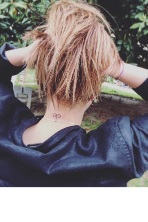 How Cool Is This Aries Neck Ink, @saraspinabelli