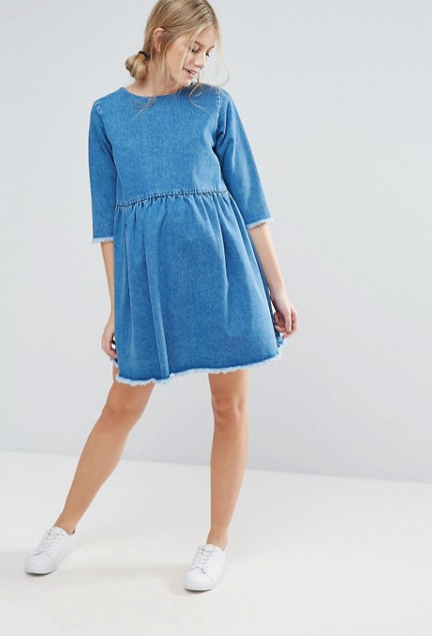ASOS Denim Maternity Dress, £35