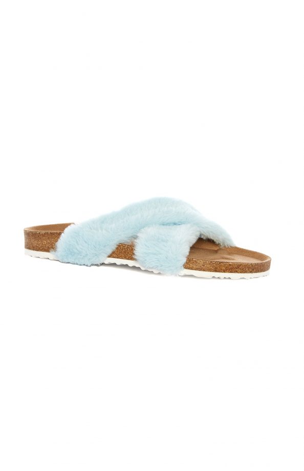 Primark Fluffy Sliders, £6