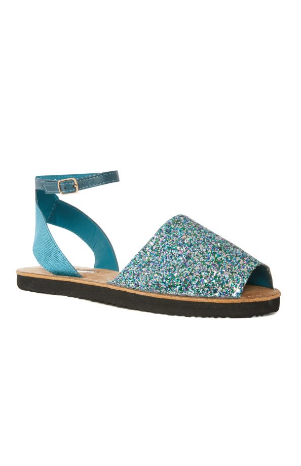Primark Turquoise Glitter Sandals, £6