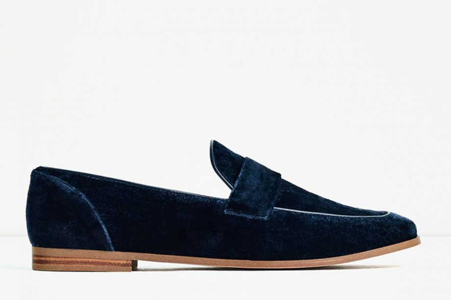 Zara Velvet Loafers, £29.99