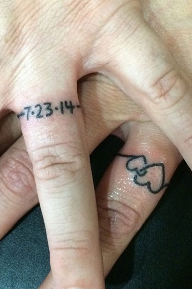 Get These Adorable Heart And Date Tattoos