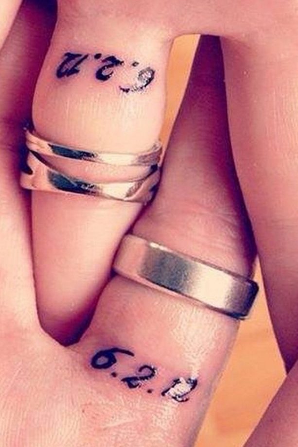 Try This Cute Wedding Date Tattoo
