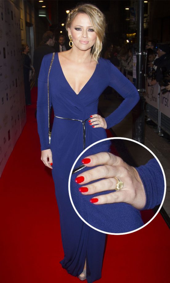 Kimberley Walsh Shows Off Her Stunning Gold Wedding Ring Following Her Barbados Wedding, 2016