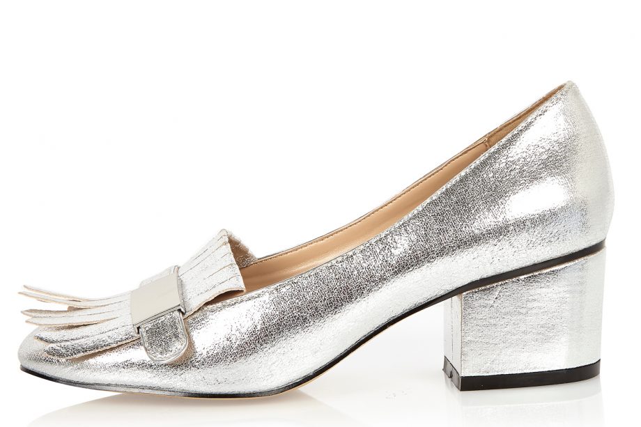 River Island Silver Tassled Loafers, £55