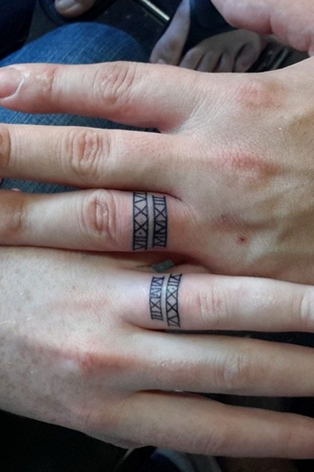 14 Seriously Cool Wedding Ring Tattoo Ideas | Look