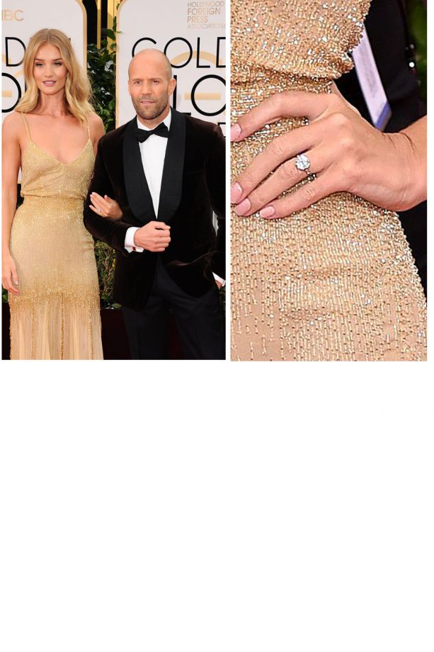 Rosie Huntington-Whiteley And Jason Statham Announce Engagement At The Golden Globes, 2016