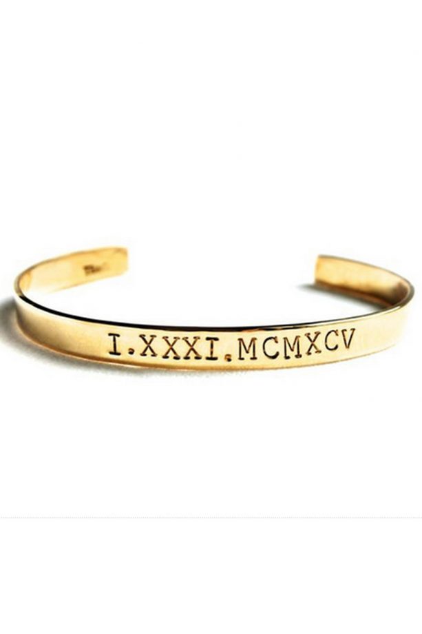 Roman Numeral Cuff, Accessory Concierge, £20.61