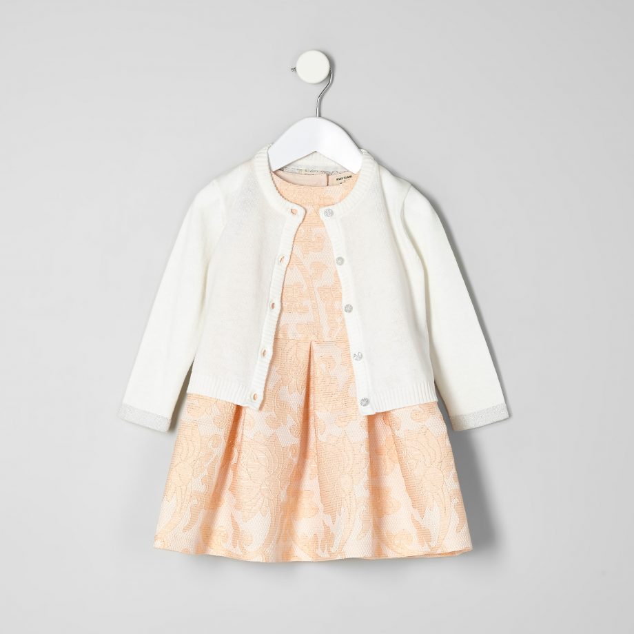 River Island Mini Girls Dress & Cardi Set, £30