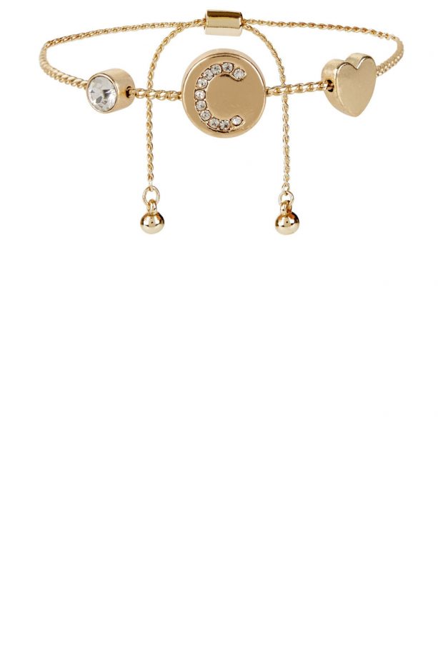New Look Gold Plated Diamante Bracelet, £4.99