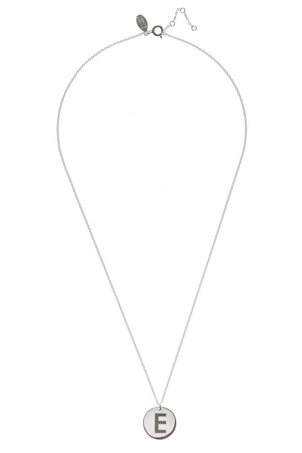 Oliver Bonas Round Silver Charm Necklace, £22