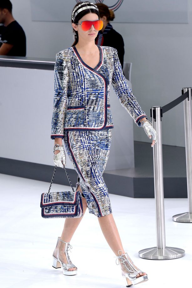 Kendall Jenner Walks For Chanel During Paris Fashion Week, 2015