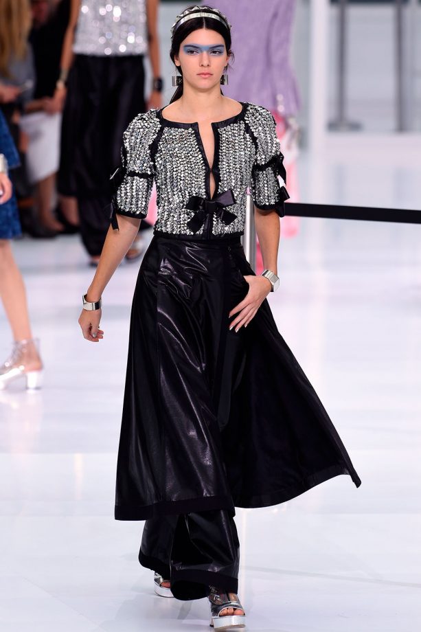 Kendall Jenner Hits The Runway For Chanel During Paris Fashion Week, 2015