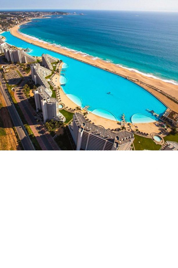 The World's Largest Ever Pool in San Alfonso Del Mar, Chile