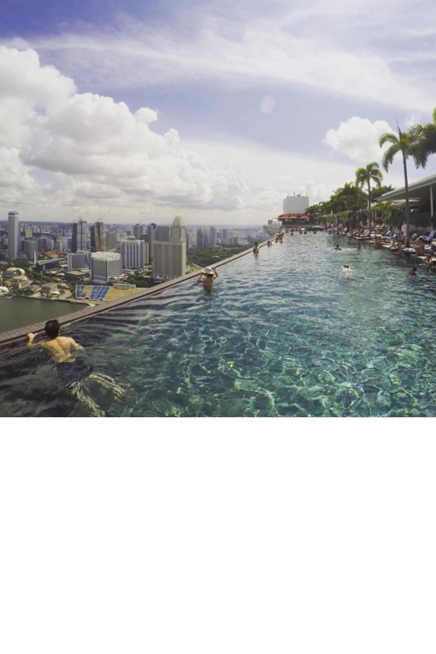 Rooftop Pool at Marina Bay Sands, Singapore