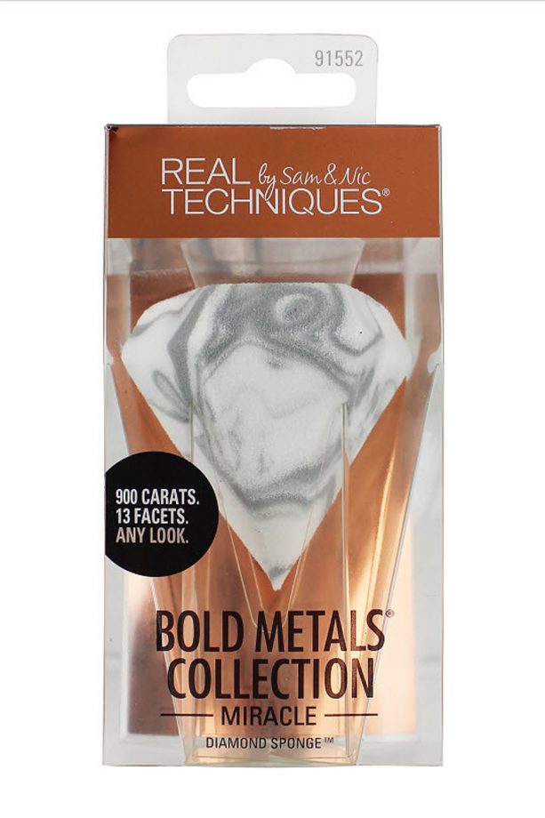 Real Techniques Bold Metals Miracle Diamond Sponge, £12