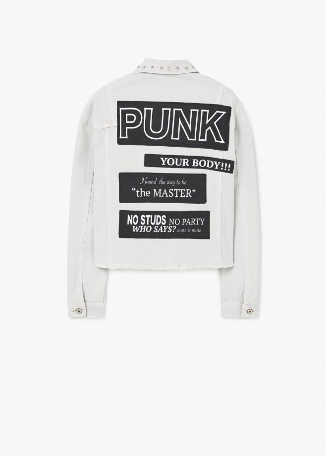 Mango Punk Denim Jacket, £49.99