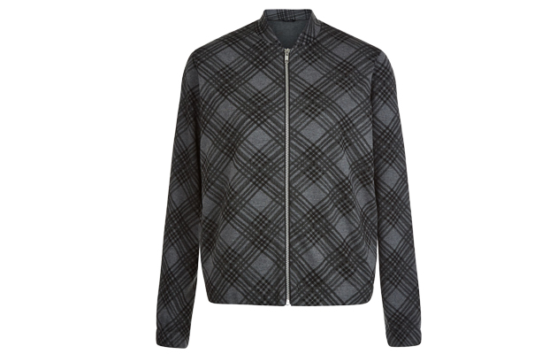New Look Black Check Bomber Jacket, £25