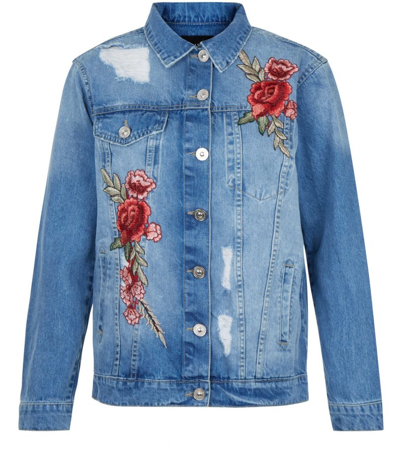 New look Floral Denim Jacket, £34.99