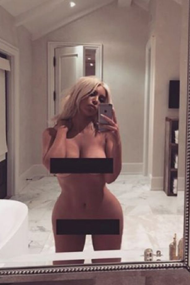 Kim Kardashian Is Back To Her Naked Best After Posting A Seriously Naughty Instagram Snap, 2016