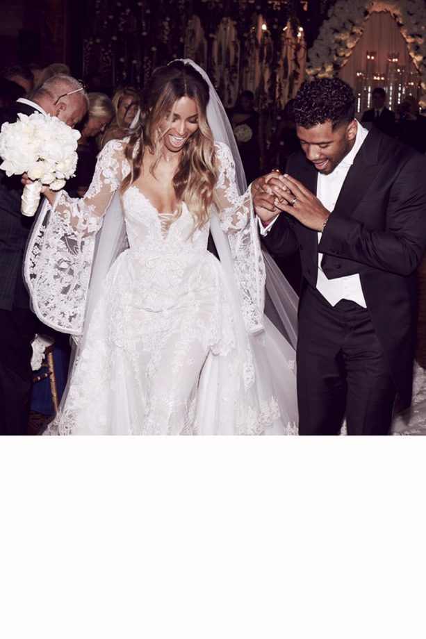 Ciara Shares Her First Snap From Her Chesire Wedding To Russell Wilson, 2016