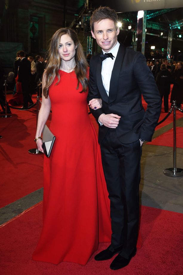 Eddie Redmayne and Hannah Bagshawe Showing Off Her Baby Bump At The BAFTAs, 2016