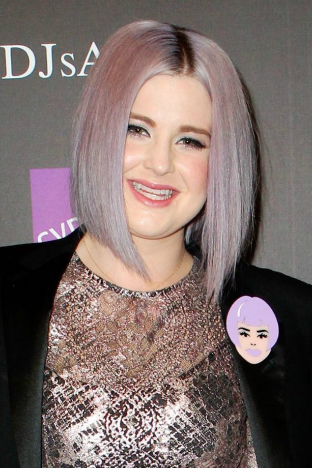 Kelly Osbourne sporting a punky purple bob at the David Jones Autumn Winter 2016 Launch, Sydney, 3rd Feb 2016