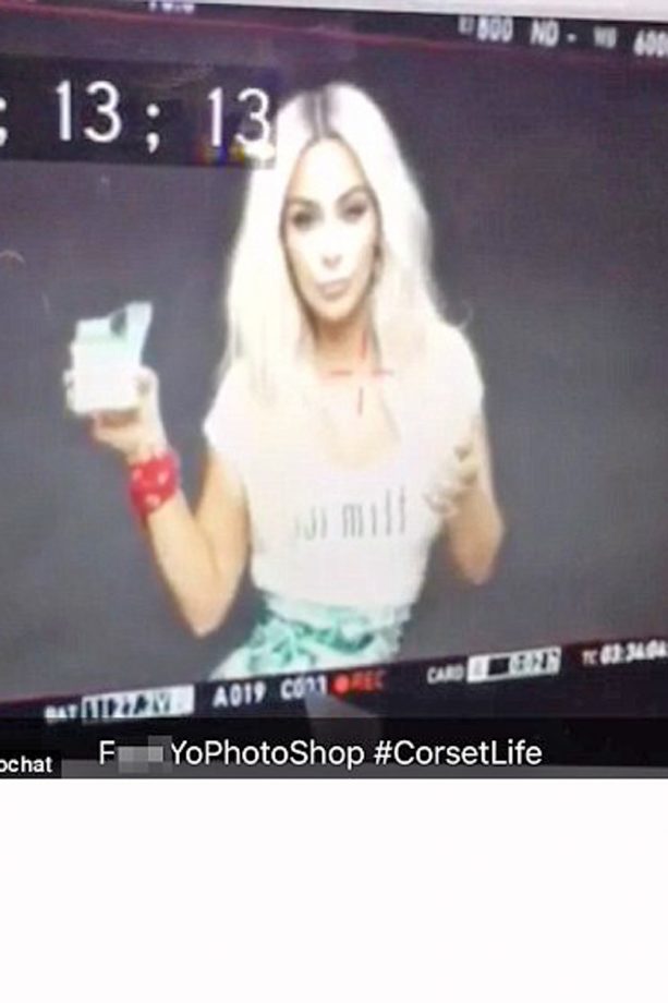 Kim Kardashian Furiously Denies Photoshopping Her Waist In The MILF$ Video With A Cheeky Snapchat, 2016