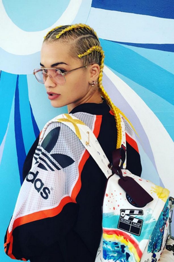 Rita Ora Sports Bright Yellow Braids On Instagram Snap