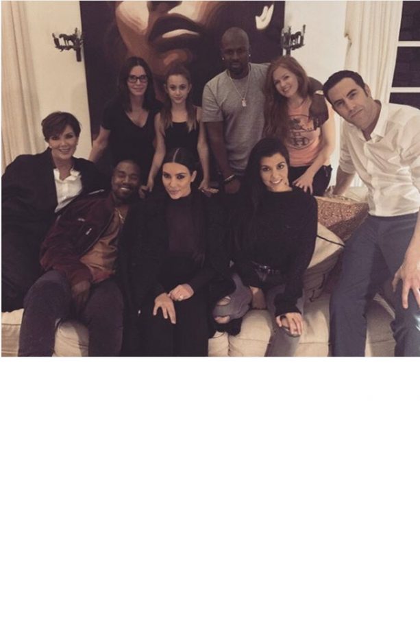 Courtney Cox, Kris Jenner, Kim K, Kanye, Sacha Baron Cohen And Isla Fisher Have Been Hanging Out , 2016
