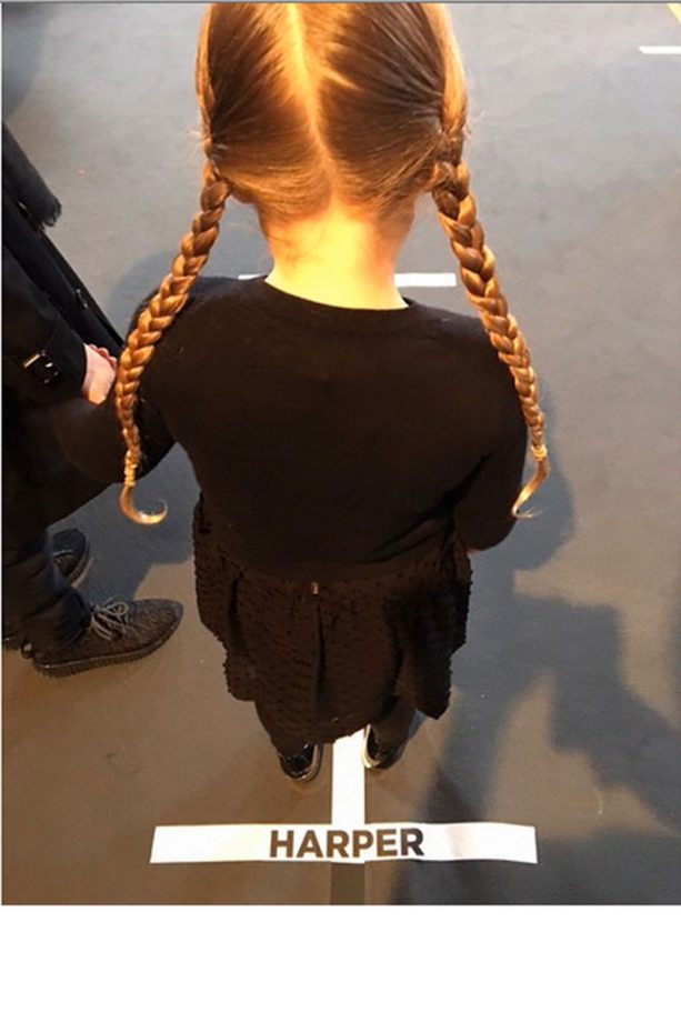 Haper Beckham Looks Like She Is Preparing To Hit The Catwalk For Her Mum Victoria Beckham, 2016