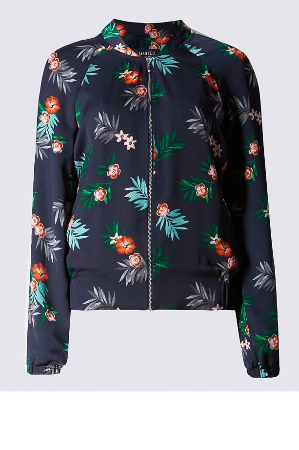 M&S Tropical Floral Bomber, £49.50